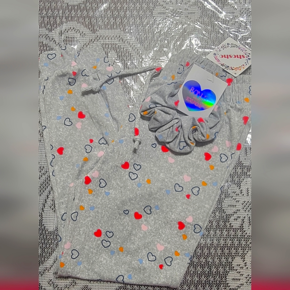 Shosho Girl Full Print Heart Pattern Legging size 6x